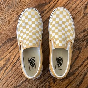 Vans Checkered Slip-ons Women 8.5, Men’s 7